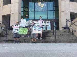 Nationwide Reform Child Support NOW! Protestor, 2017